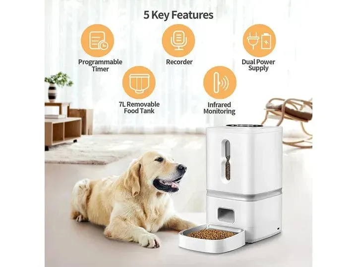 7L Large Capacity Automatic Feeder Pets Qatar