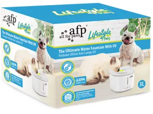 Afb Lifestyle 4 Pet-The Ultimate Pet Fountain With Uv - 3 Liters Pets Qatar