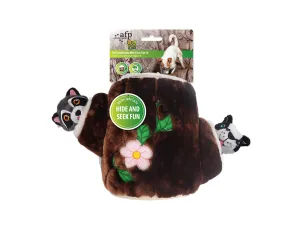 AFP Dig It-Tree Trunk Burrow With Raccoon and Bagder Toys Pets Qatar