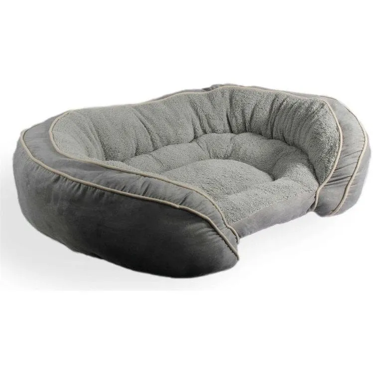 AFP Lamb-Luxury Lounge Bed Grey Pets Qatar