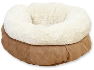 AFP Lambswool - Donut Bed - Tan Pets Qatar