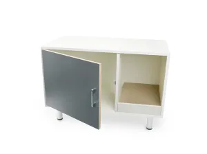AFP Lifestyle 4 Pets - Enclosed Cat Litter Box Furniture Pets Qatar