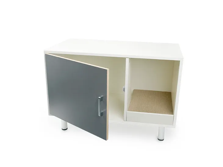 AFP Lifestyle 4 Pets - Enclosed Cat Litter Box Furniture Pets Qatar