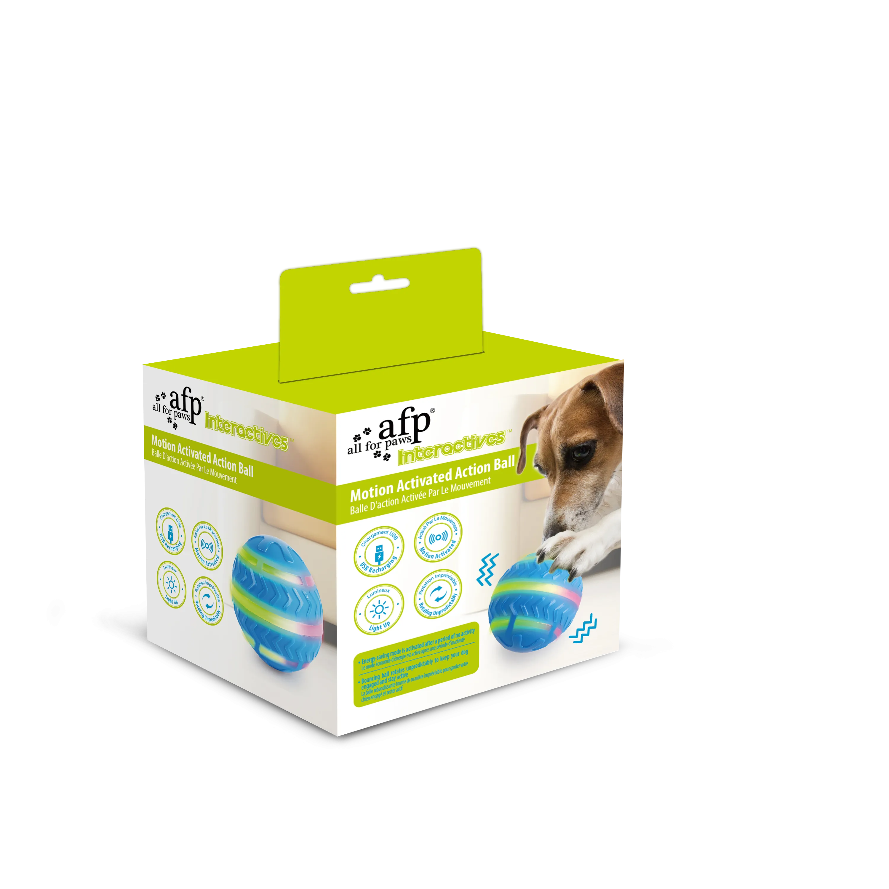 AFP Motion Activated Action Ball Dog Toy Pets Qatar
