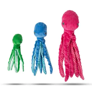 AFP Multicolor plush octopus(3 color asst.)-M Pets Qatar