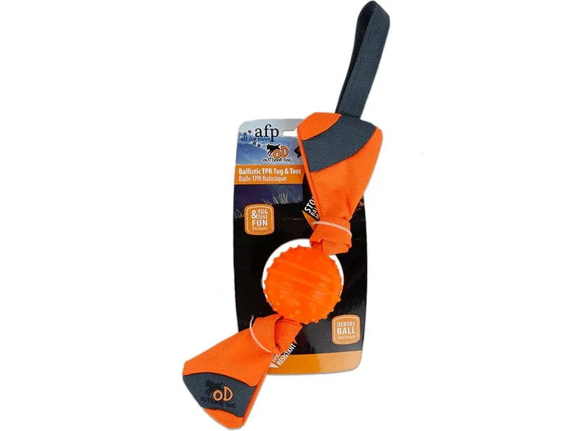 AFP Outdoor - Ballistic TPR Toss - Orange/Green Pets Qatar