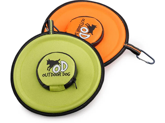 AFP Outdoor Fetch flying disc - Orange & Green Pets Qatar