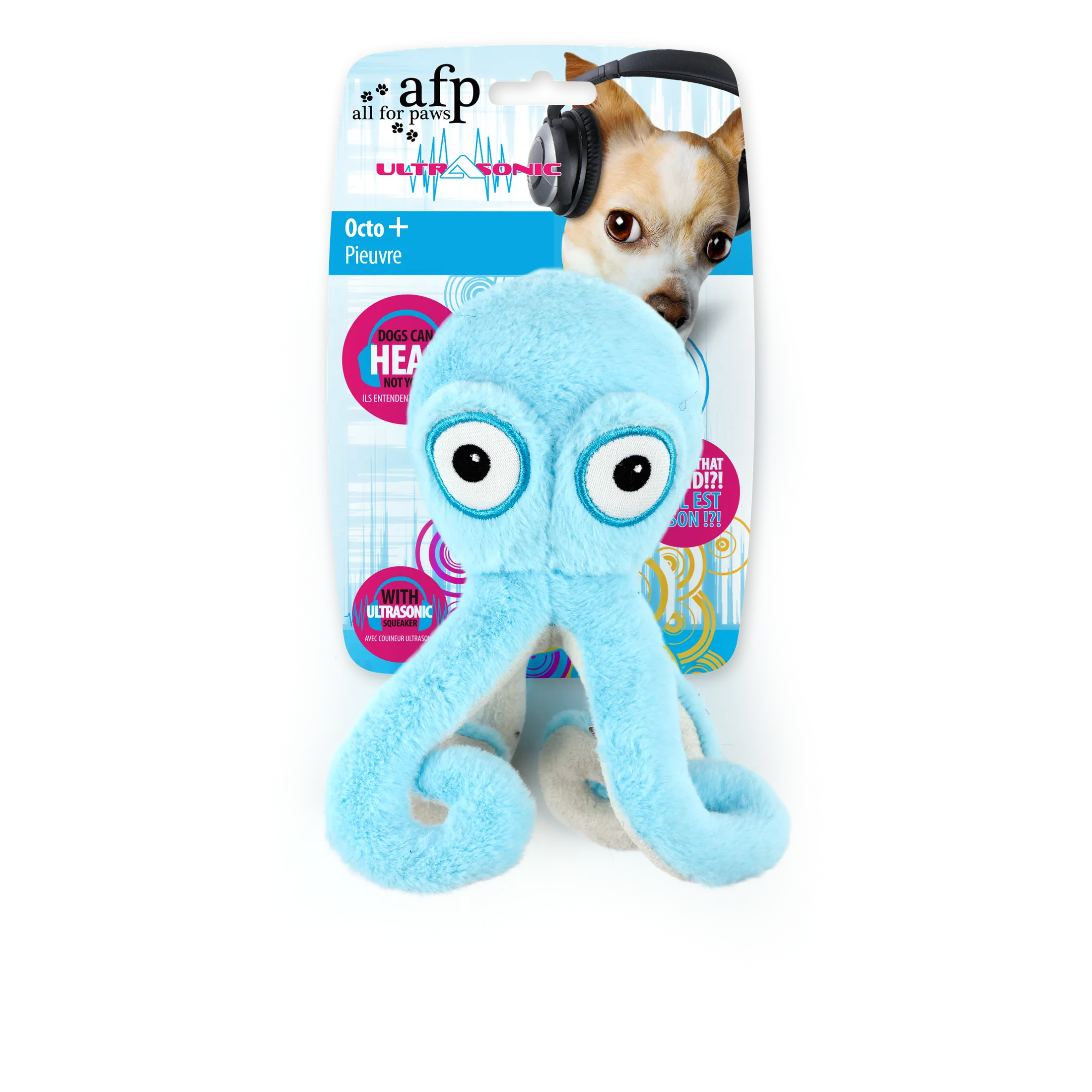 AFP Ultrasonic Octopus Dog Toy Pets Qatar