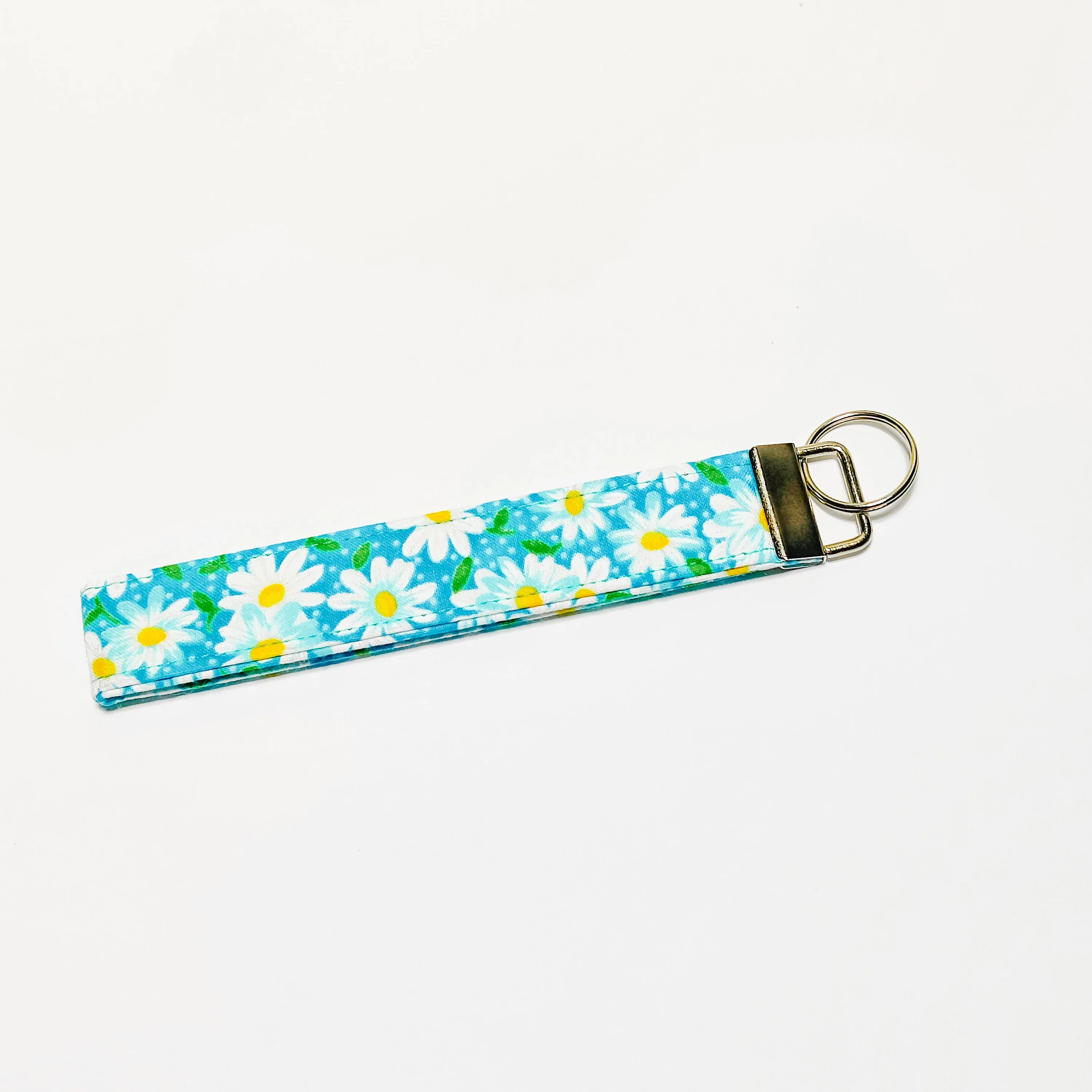 Aqua Daisy Key Wristlet Charlotte's Pet