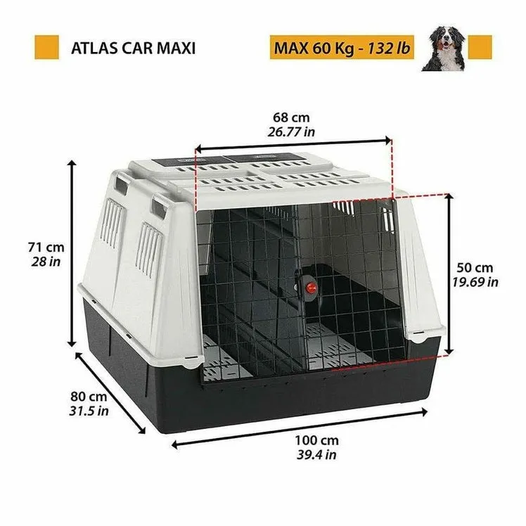 Atlas Car Maxi Gray Transport Pets Qatar