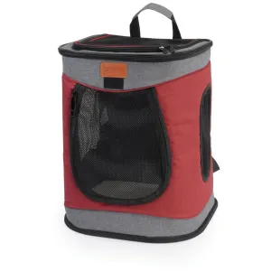 Backpack For Dogs Up To 12Kg- Grey - 34X30X44H Pets Qatar