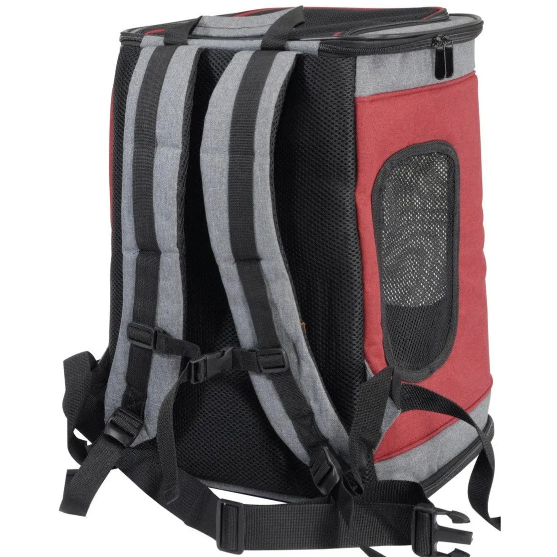 Backpack For Dogs Up To 12Kg- Grey - 34X30X44H Pets Qatar