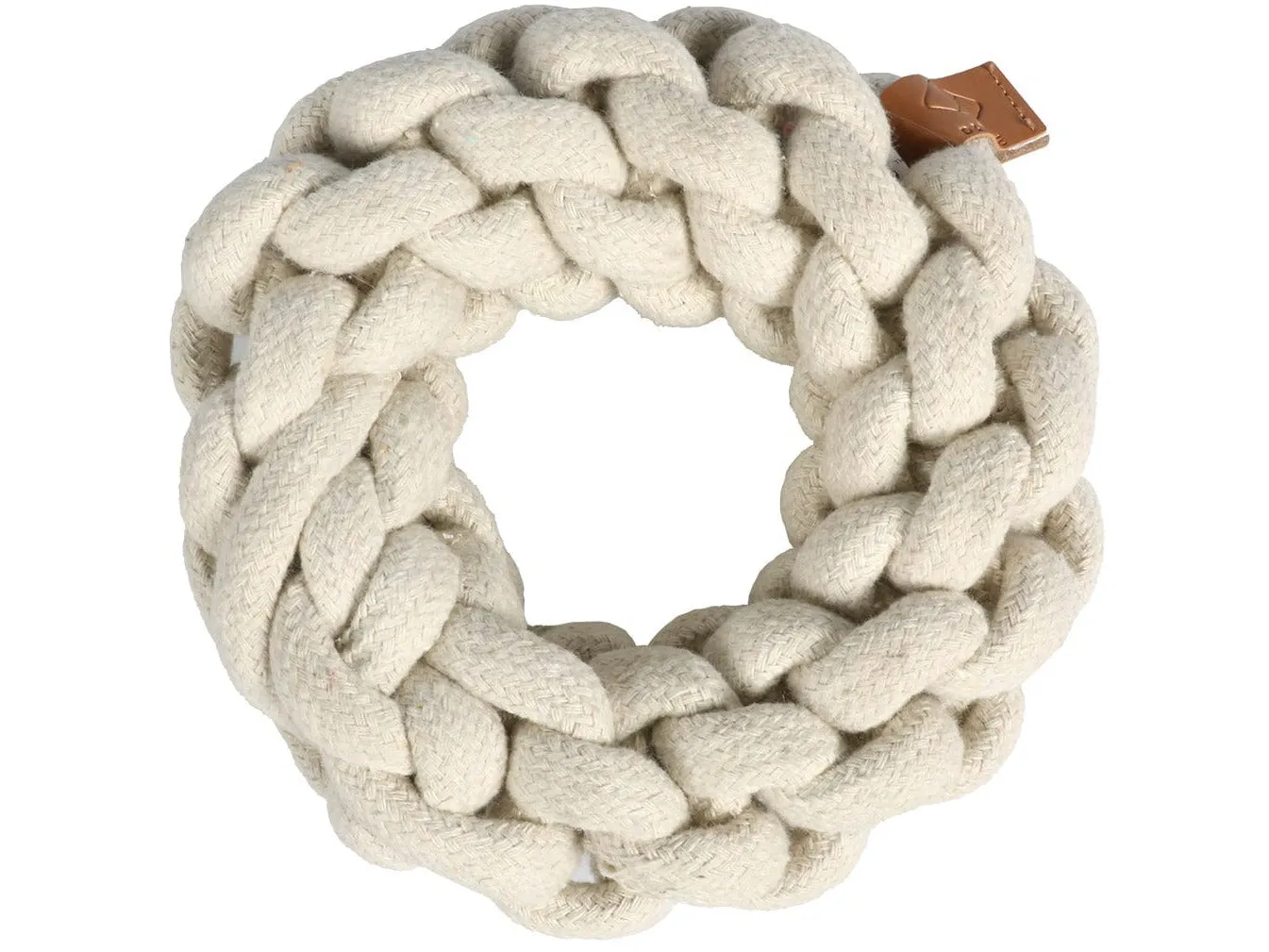Ben Braided Ring 19Cm/Ø10Mm Beige Pets Qatar