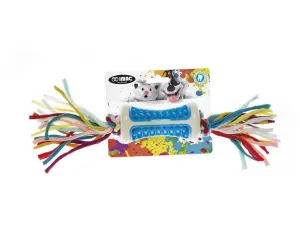 Bone Dent Nylon Tpr W/Double Ball Rope 22X8Cm Pets Qatar