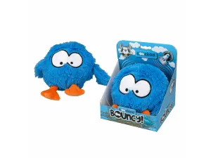 Bouncy Jumping Ball Spasmetic Laughter 28x19cm blue Pets Qatar
