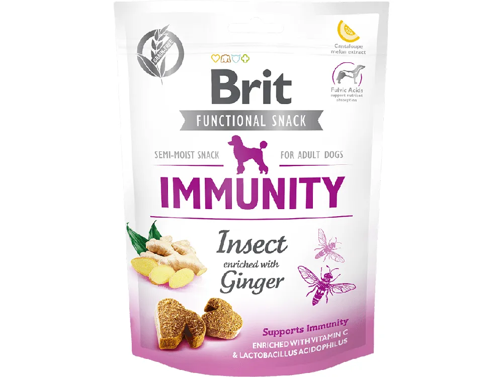 Brit Care Dog Functional Snack Immunity Insect 150 g Pets Qatar