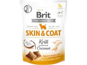 Brit Care Dog Functional Snack Skin&Coat Krill 150 g Pets Qatar