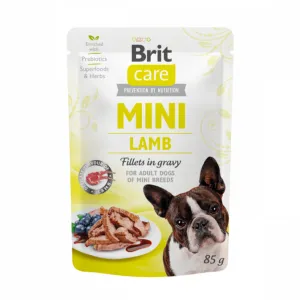 Brit Care Mini with Lamb fillets in gravy  85g Pets Qatar