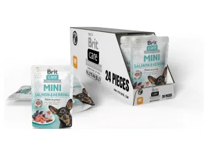 Brit Care Mini with Salmon&Herring sterilised fillets in gravy 24X85 g Pets Qatar