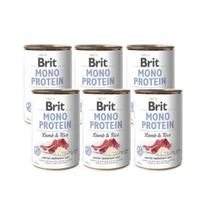 Brit Care Mono Protein Lamb & Rice 6x400 g Pets Qatar