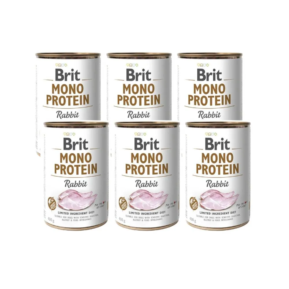 Brit Care Mono Protein Rabbit 6x400 g Pets Qatar