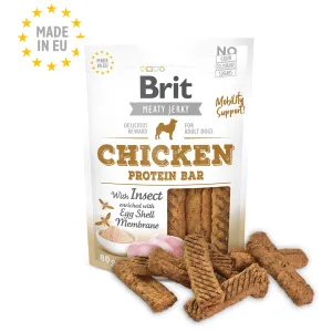 Brit Jerky-Chicken with Insect Protein Bar 80g Pets Qatar