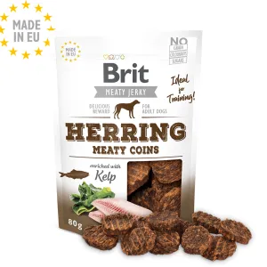 Brit Jerky-Herring Meaty Coins 80g Pets Qatar