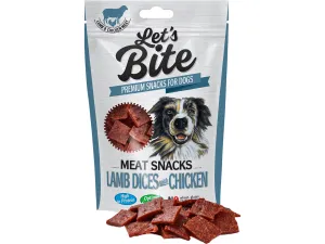 Brit Let’s Bite Meat Snacks. Lamb Dices with Chicken 80 g Pets Qatar