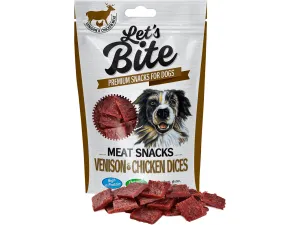Brit Let’s Bite Meat Snacks. Venison&Chicken Dices 80 g Pets Qatar
