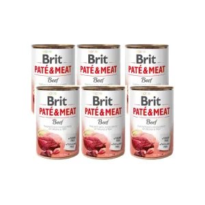 Brit Pate & Meat Beef 6x400 g Pets Qatar
