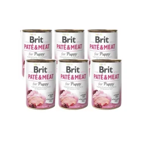 Brit Pate & Meat Puppy 6x400 g Pets Qatar