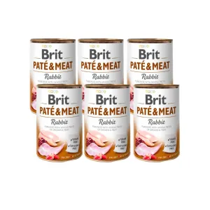 Brit Pate & Meat Rabbit 6x400 g Pets Qatar
