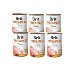 Brit Pate & Meat Turkey 6x400 g Pets Qatar
