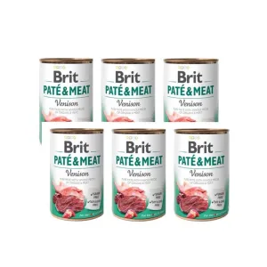 Brit Pate & Meat Venison 6x400 g Pets Qatar