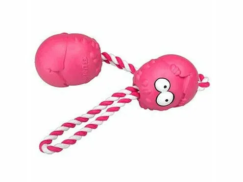 Bumpies (S) With Rope Strawberry Hot S - < 9kg pink Pets Qatar