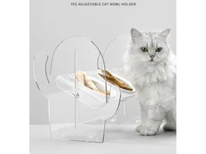 Cactus Adjustable Cat Dish Rack Pets Qatar