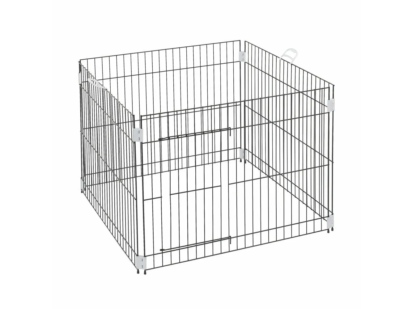 Cage Pen Black Dog Training Pets Qatar