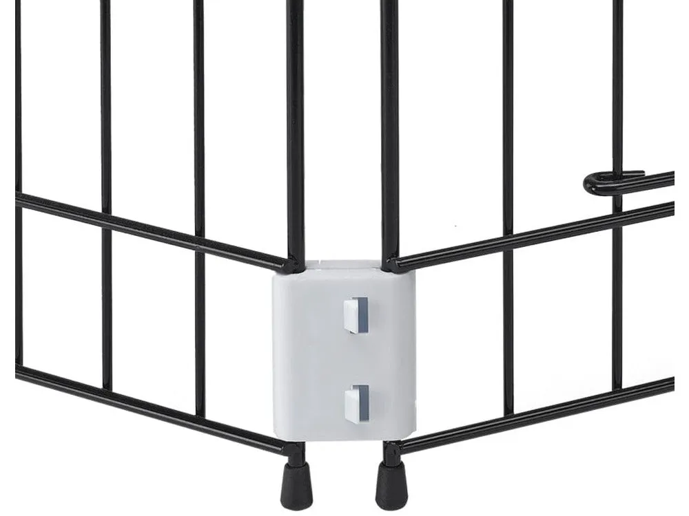 Cage Pen Black Dog Training Pets Qatar