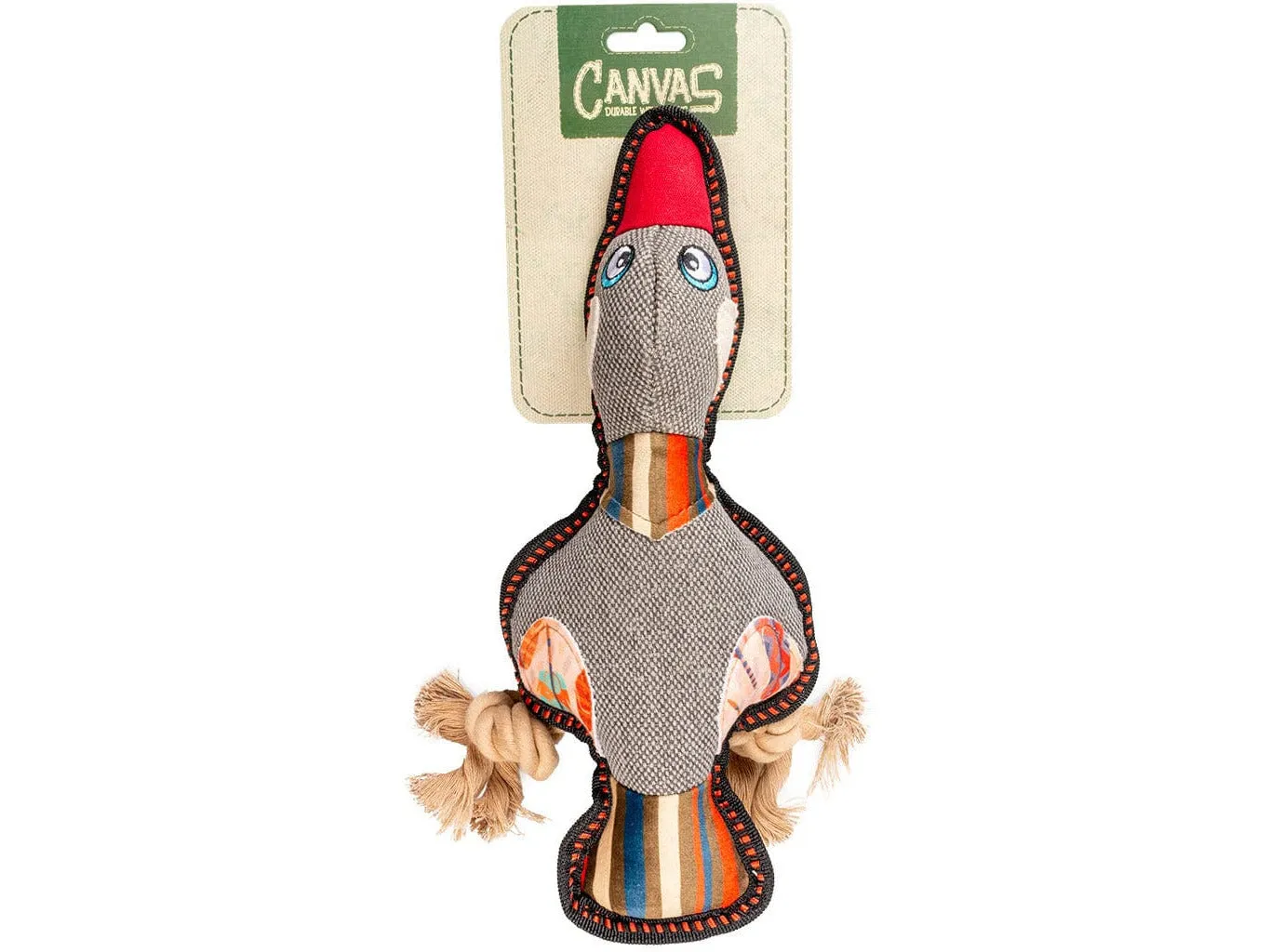 Canvas duck 33x13x6cm grey Pets Qatar
