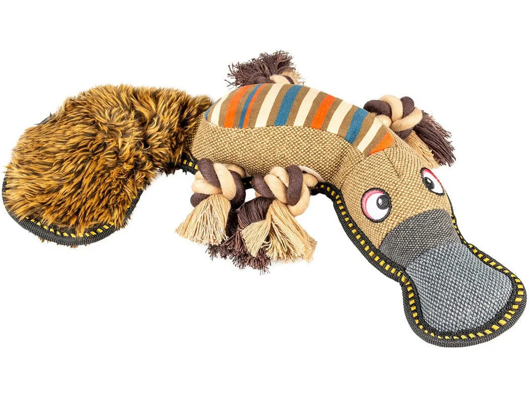 Canvas duckbill 34x21x6cm brown Pets Qatar