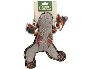 Canvas frog 30x27x7cm grey Pets Qatar