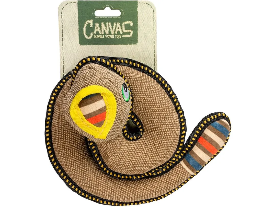 Canvas snake 22x18x9cm brown Pets Qatar