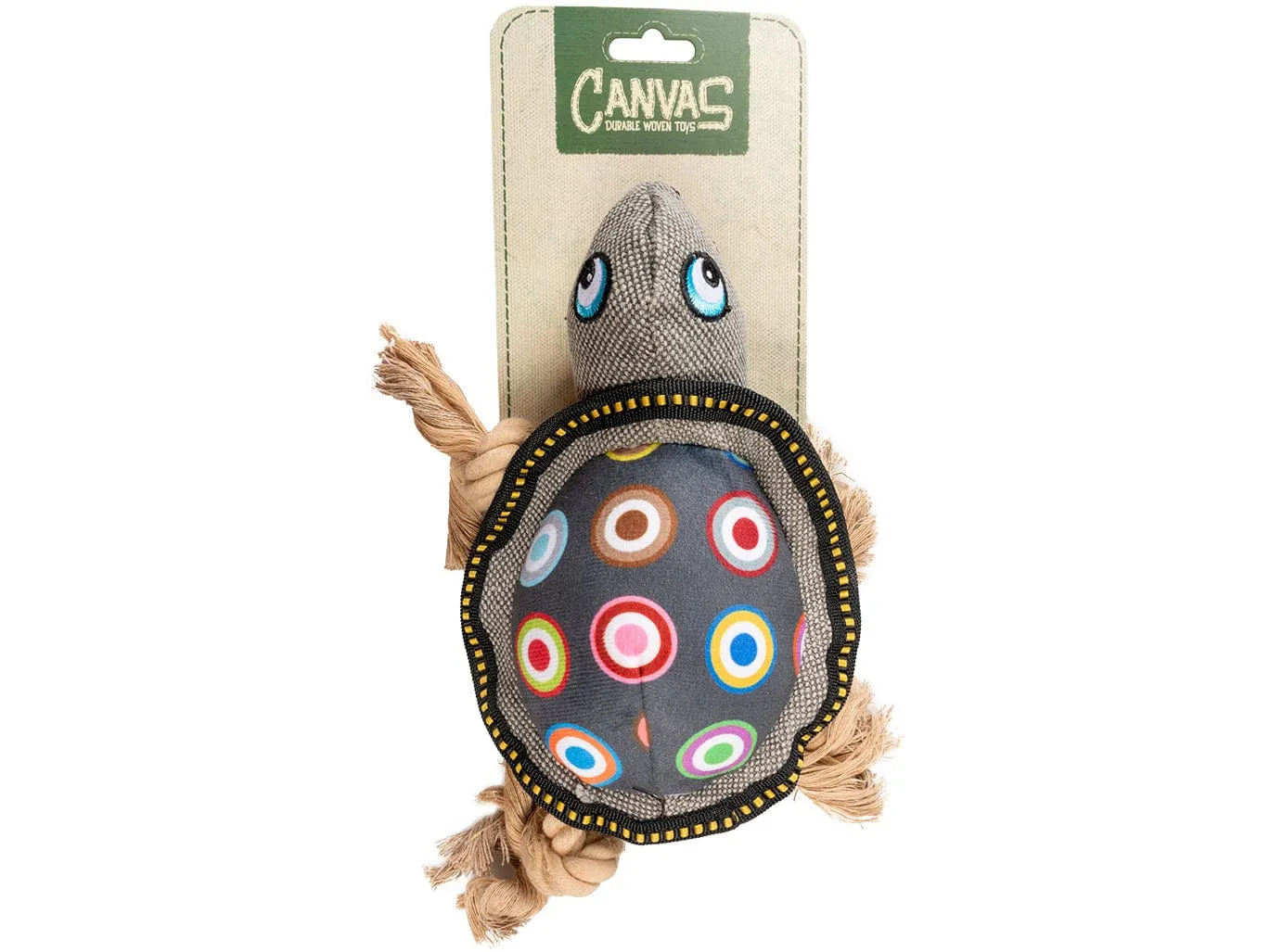 Canvas turtle 27x21x10cm grey Pets Qatar