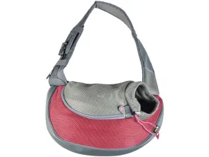 CARRYBAG SARAH CRAZY PAWS NYLON S - 25x15,5x43cm bordeaux Pets Qatar