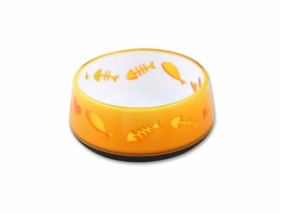 Cat Love Bowl - Orange Pets Qatar