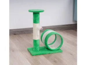 Cat Tree & Scratching Green Beige 32*20*43 Pets Qatar