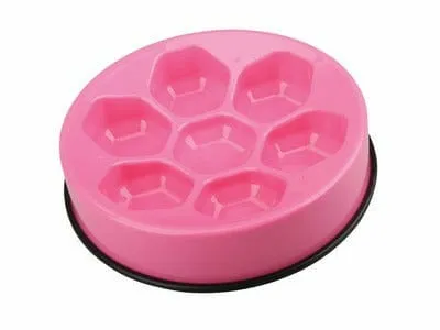 CAVITY - Slow feed bowl, round-Pink Pets Qatar