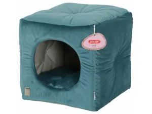 Chambord Chesterfield Cube, 35Cm - Peacock Green Pets Qatar
