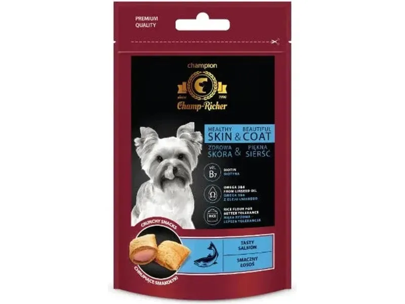 Champ-Richer - Snacks Beautiful Coat And Skin With Salmon 90G Pets Qatar