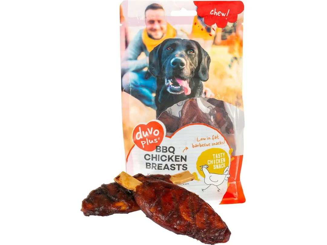 chew! BBQ chicken breasts 11,9cm - 6pcs / 300g Pets Qatar